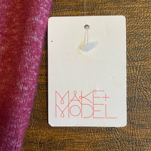 NWT: MAKE + MODEL Flutter sleeve knit top, Medium - Picture 4 of 6